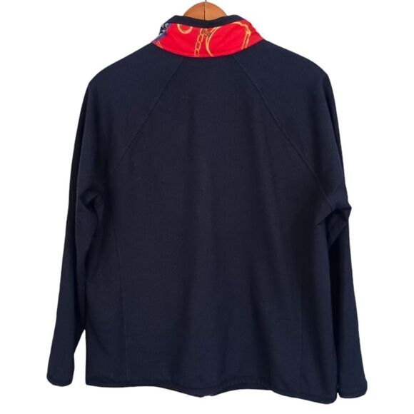 Ralph Lauren LRL Quilted Jacket Plus Sz 1X Horse Bit Equestrian Zip Up Stretch - Picture 4 of 16